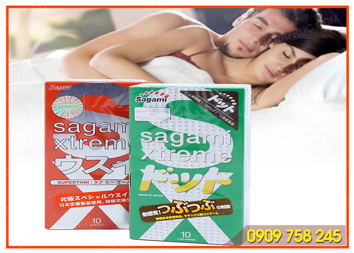  Shop bán Bao cao su sagami siêu mỏng giúp kéo dài thời gian - SHP377 nhập khẩu